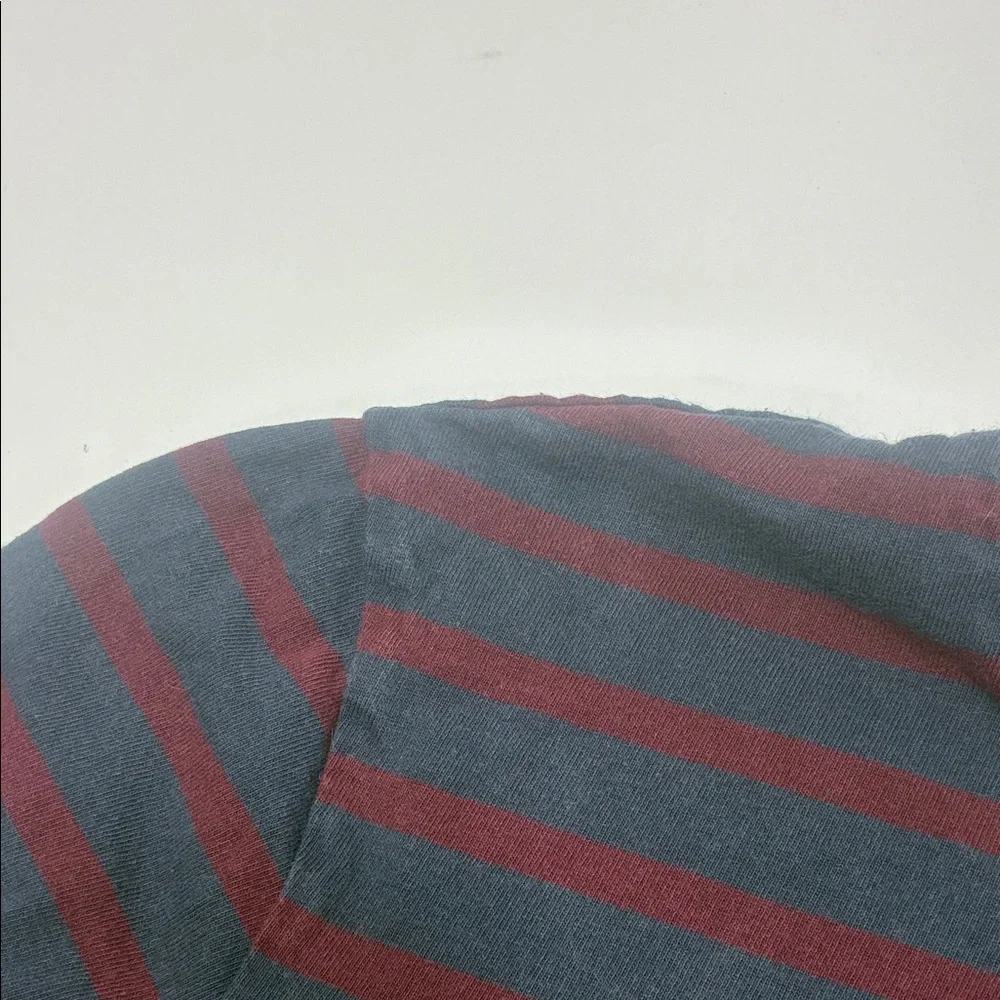 Everlane T-shirt Men‎ Size Large Short Sleeve Blue and Red Stripes Crewneck - Picture 8 of 8